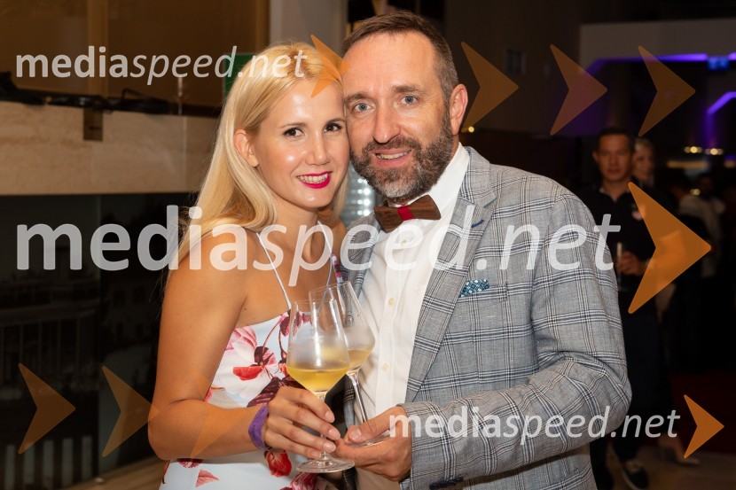  Natalija Cvetko, vodja projektov, Mediaspeed;  Borut  Cvetko, kreativni direktor, Mediaspeed10. Salon Traminec 2019