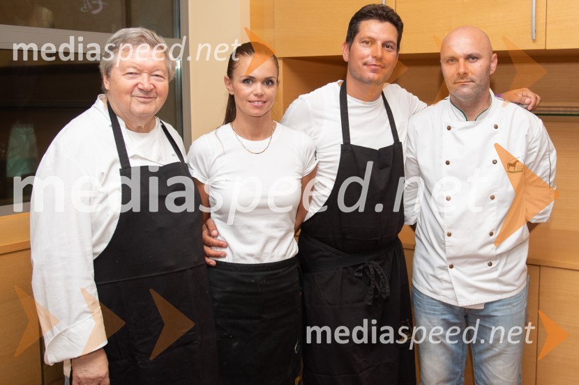  Andrej Kuhar, kuharski mojster, Vila Herberstein;  Nina Zorko, Gostilna Zorko;  Dušan Zorko, Gostilna Zorko;  ... 10. Salon Traminec 2019