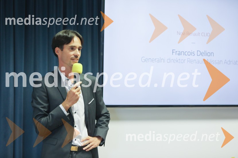  Francois Delion, generalni direktor, Renault Nissan AdriaticRenault Clio, slovenska predstavitev