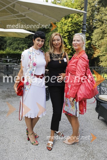 Dr. Jerca Legan Cvikl, predsednica fundacije Ženske brez meja in soorganizatorka WEF Slovenia 2020;  Lara Burazer, jezikoslovka in prevajalka, soorganizatorka WEF Slovenia 2020; dr.  Lucija Mulej, antropologinja, terapevtkaČajanka mednarodnega foruma WEF (Women Economic Forum)