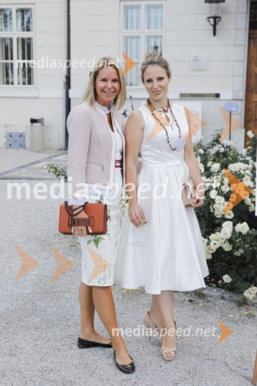 dr. Saša Božič, Koordinatorka projekta WEF Slovenia 2020 in Executive Coach;  Nana Šumarda SlavničČajanka mednarodnega foruma WEF (Women Economic Forum)