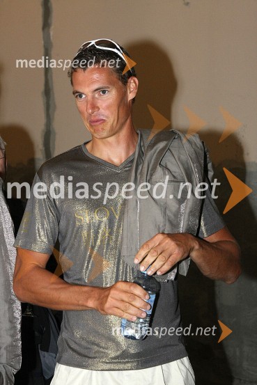 Vasilij Žbogar, dobirnik srebrne medalje v jadranjuSprejem slovenske olimpijske reprezentance v Ljubljani