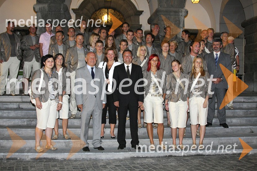 Sprejem slovenske olimpijske reprezentance v LjubljaniSprejem slovenske olimpijske reprezentance v Ljubljani