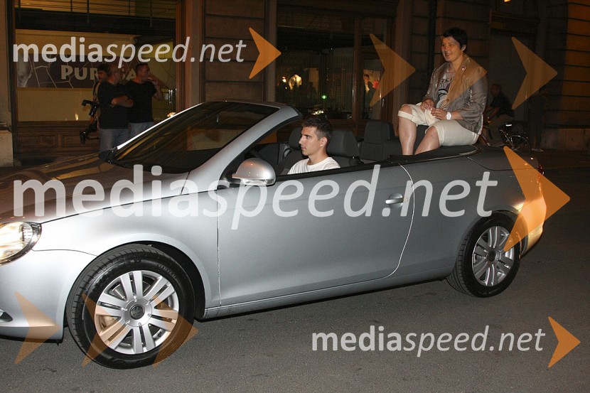 Lucija Polavder, dobitnica bronaste medalje v juduSprejem slovenske olimpijske reprezentance v Ljubljani