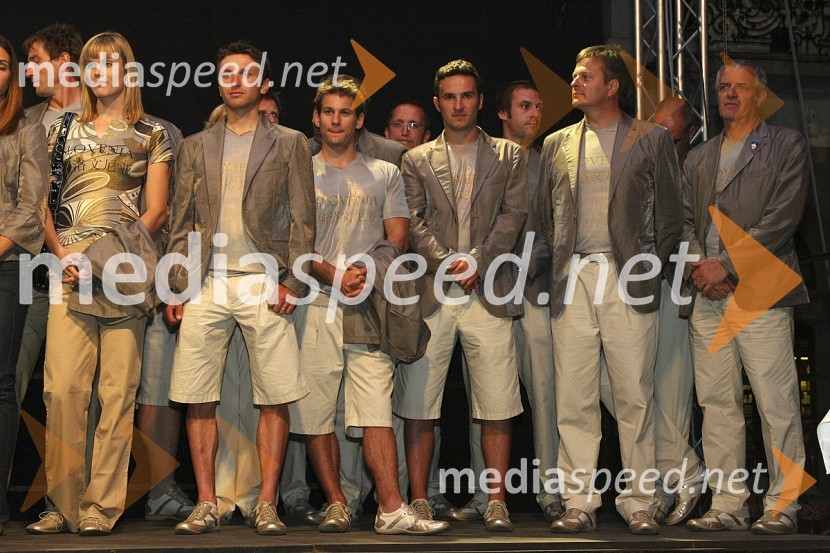 Sprejem slovenske olimpijske reprezentance v LjubljaniSprejem slovenske olimpijske reprezentance v Ljubljani