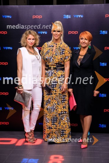  Sonja Rigler, stilistka;  Darja Lesjak, center manager, Citycenter Celje;  Nena Horvat, vodja marketinga, Citycenter CeljePOP Promenada 2019