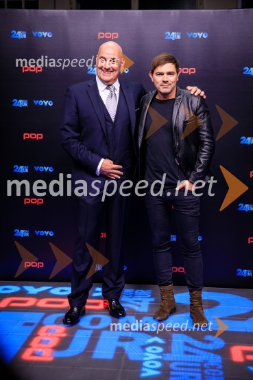  Pavel Vrabec,  generalni direktor Pro Plus;  Lado Bizovičar, igralecPOP Promenada 2019
