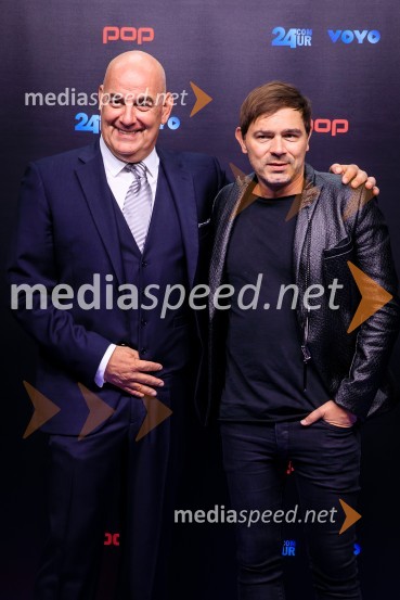  Pavel Vrabec,  generalni direktor Pro Plus;  Lado Bizovičar, igralecPOP Promenada 2019