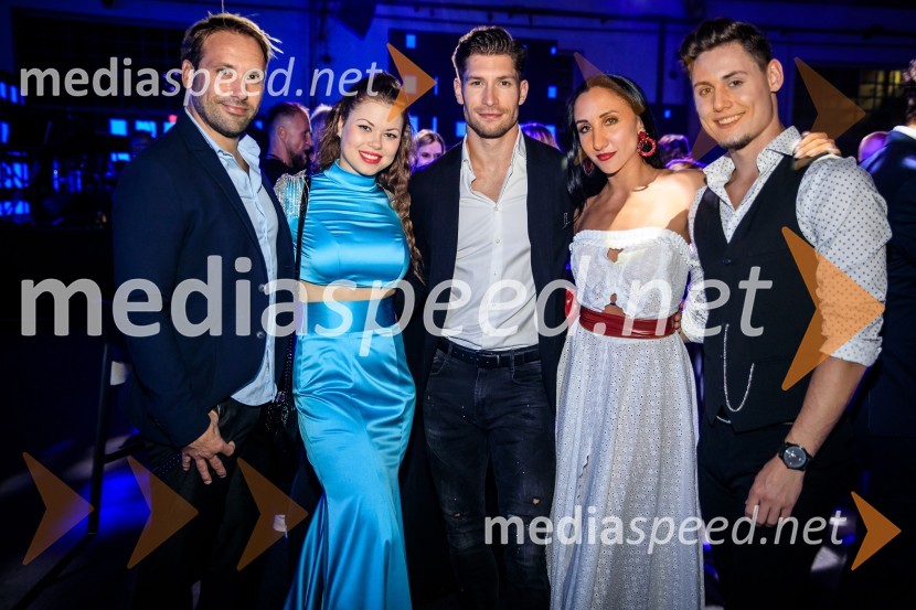  Rok Kunaver, igralec;  Martina  Plohl, plesalka;  Miha Vodičar, plesalec;  Nika Bagon, plesalka;  Arnej Ivkovič, plesalecPOP Promenada 2019
