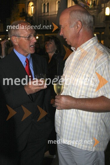 Miro Cerar, nekdanji gimnastičar in ...Sprejem slovenske olimpijske reprezentance v Ljubljani