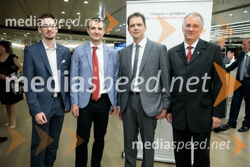  ... ; prof. dr. Gregor Dolinar, Dekan Fakultete za elektrotehniko;  ... ; prof. dr. Matjaž Mikoš, Dekan Fakultete za gradbeništvo in geodezijo Univerze v LjubljaniProslava ob 100-letnici Fakultete za gradbeništvo in geodezijo