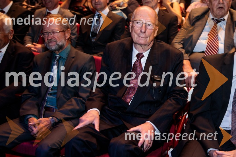 prof. dr. Miran Saje; prof. dr. Erik StubkjærProslava ob 100-letnici Fakultete za gradbeništvo in geodezijo