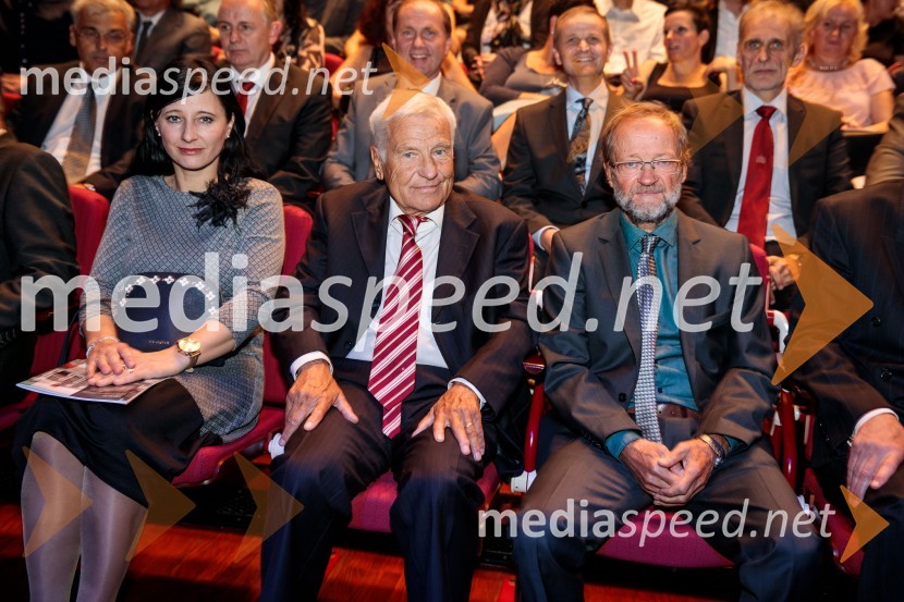  ... ; prof. dr. Andrej Pogačnik, Inženirska zbornica Slovenije; prof. dr. Miran SajeProslava ob 100-letnici Fakultete za gradbeništvo in geodezijo