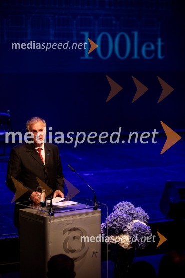 prof. dr. Matjaž Mikoš, dekan Fakultete za gradbeništvo in geodezijo Univerze v Ljubljani (UL FGG) Proslava ob 100-letnici Fakultete za gradbeništvo in geodezijo