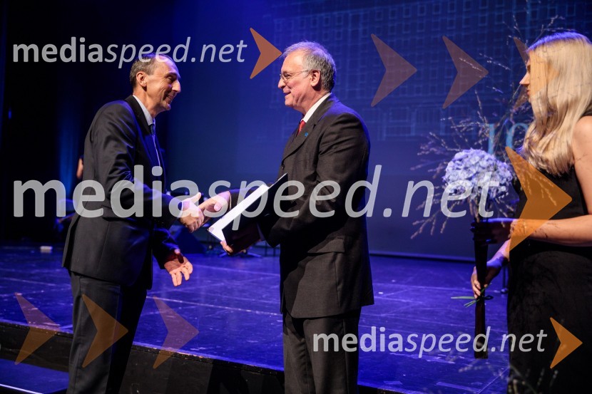 mag. Marko Cvikl, direktor, Vodovod kanalizacija, d. o. o. Celje; prof. dr. Matjaž Mikoš, dekan Fakultete za gradbeništvo in geodezijo Univerze v Ljubljani (UL FGG) ;  ... Proslava ob 100-letnici Fakultete za gradbeništvo in geodezijo