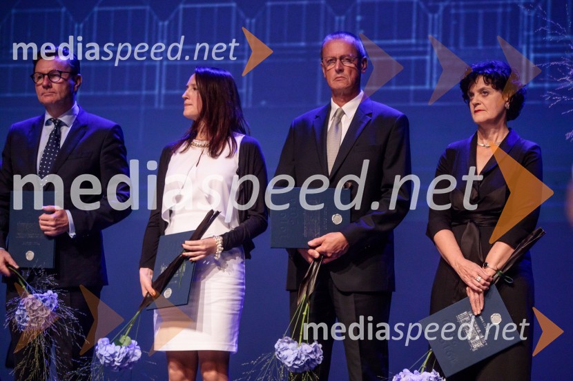 Prejemniki jubilejnih srebrnih plaketProslava ob 100-letnici Fakultete za gradbeništvo in geodezijo