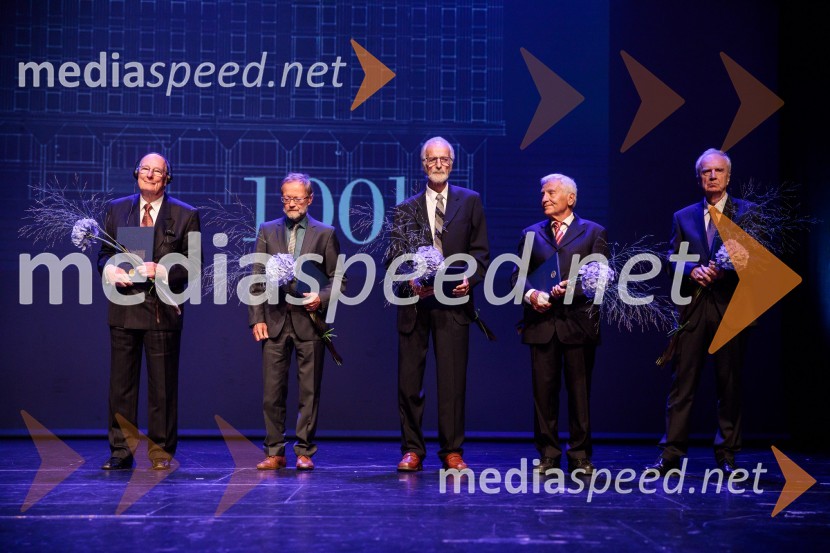 Prejemniki zlatih jubilejnih plaketProslava ob 100-letnici Fakultete za gradbeništvo in geodezijo