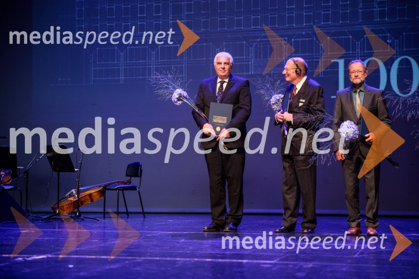 Prejemniki zlatih jubilejnih plaketProslava ob 100-letnici Fakultete za gradbeništvo in geodezijo