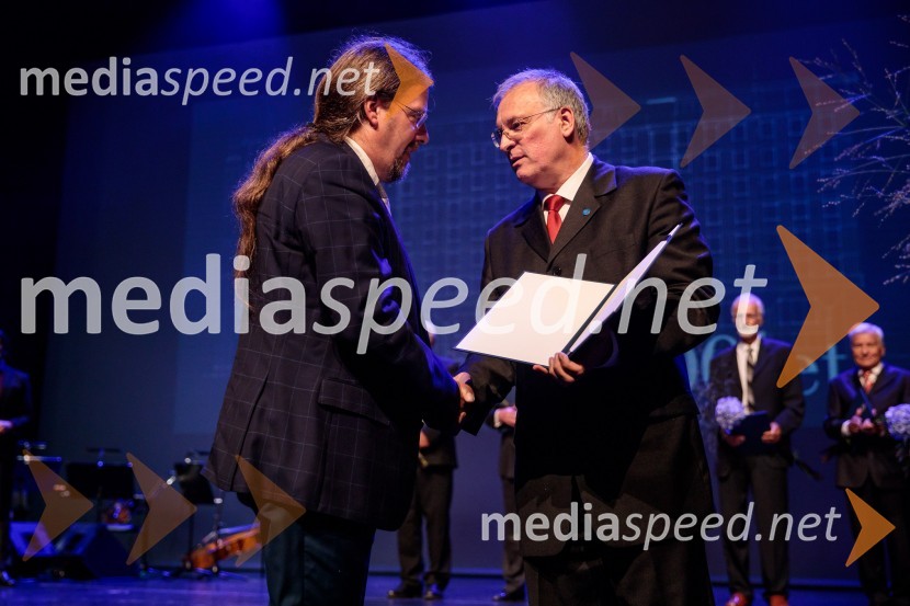  Gerhard Navratil; prof. dr. Matjaž Mikoš, dekan Fakultete za gradbeništvo in geodezijo Univerze v Ljubljani (UL FGG) Proslava ob 100-letnici Fakultete za gradbeništvo in geodezijo