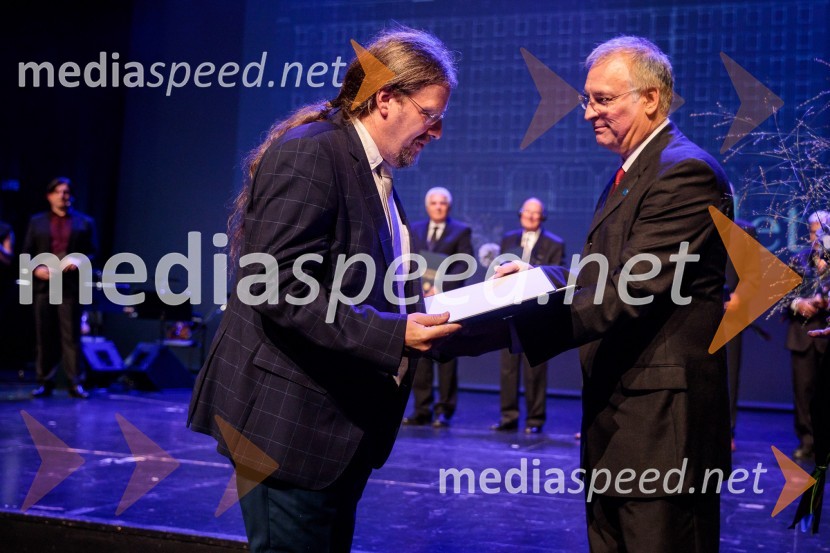  Gerhard Navratil; prof. dr. Matjaž Mikoš, dekan Fakultete za gradbeništvo in geodezijo Univerze v Ljubljani (UL FGG) Proslava ob 100-letnici Fakultete za gradbeništvo in geodezijo