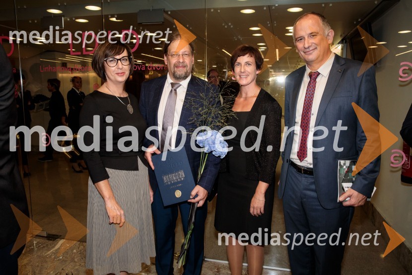 doc. dr. Simona Savšek,  UL FGG;  Gerhard Navratil; prof. dr. Anka Lisec;  ... Proslava ob 100-letnici Fakultete za gradbeništvo in geodezijo