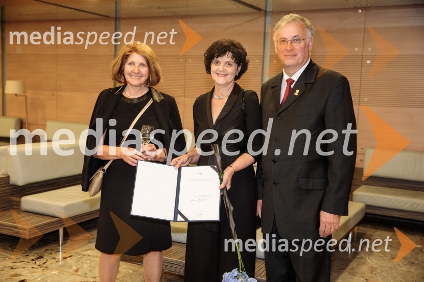  ... ;  Nikolaja Podgoršek Selič, tehnična direktorica Cinkarne Celje; prof. dr. Matjaž Mikoš, dekan Fakultete za gradbeništvo in geodezijo Univerze v LjubljaniProslava ob 100-letnici Fakultete za gradbeništvo in geodezijo