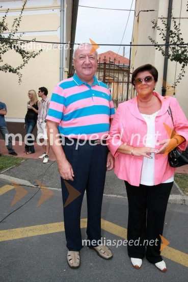 Ladislav Lipič, veleposlanik Slovenije na Madžarskem in njegova žena Anica
Bogračfest 2008