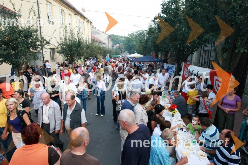Glavna ulica LendavaBogračfest 2008