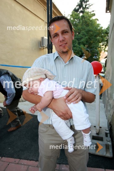 Darko Krajnc, predsednik SMS in hči MiaBogračfest 2008