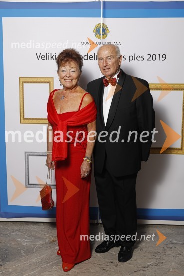  Tjaša Andree Prosenc, članica izvršnega odvora OKS, članica svetovnega predsedstva ICAS;  Tone ProsencVeliki dobrodelni Lions ples 2019
