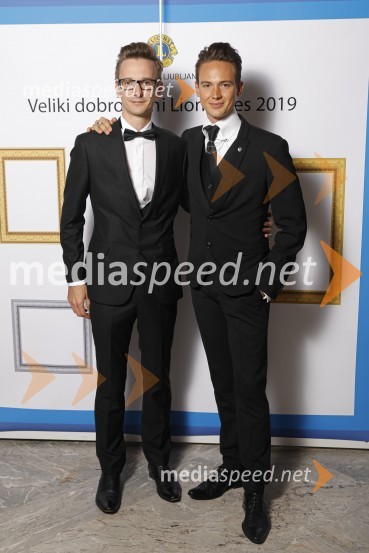  Miha Prebil, Rem Power skupina;  Luka Markus Štajer, KaMi InštitutVeliki dobrodelni Lions ples 2019