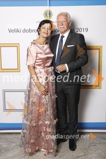 doc.dr. Nena Kopčavar Guček, zdravnica;  Andrej Guček, zdravnikVeliki dobrodelni Lions ples 2019