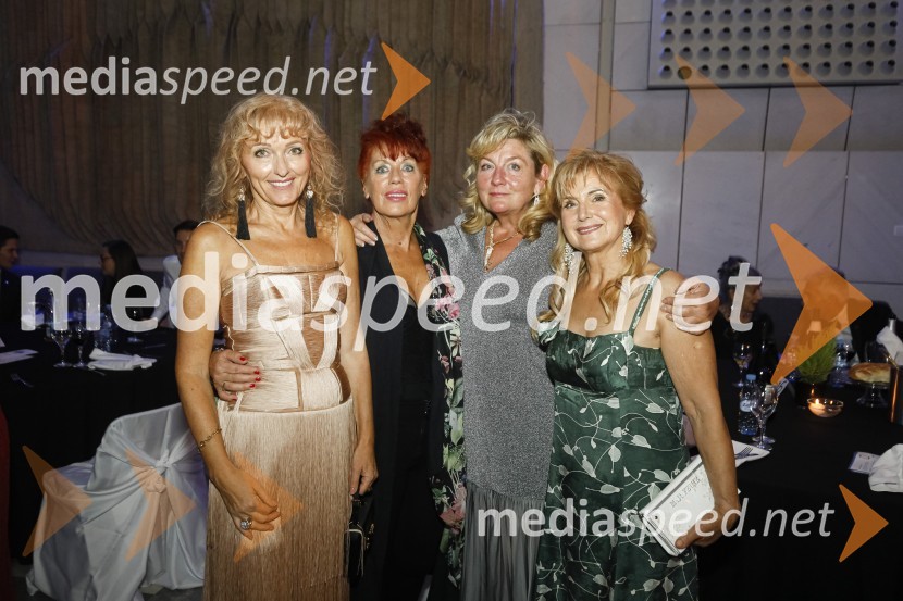  Lilijana Kastelic, oblikovalka;  ... ;  ... ;  Doroteja Omahen, članica odbora za SILA GALA, urednica SILA kuharske knjigeVeliki dobrodelni Lions ples 2019