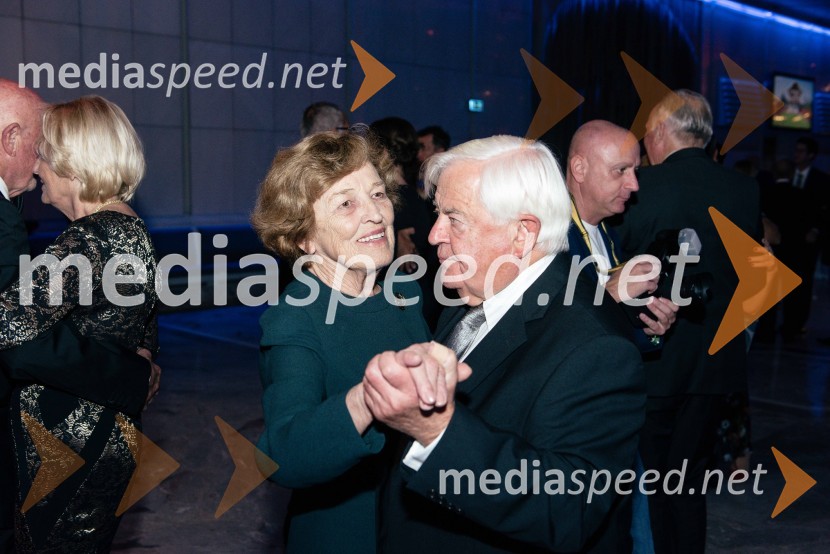  Štefka Kučan;  Milan Kučan, nekdanji predsednik Republike SlovenijeVeliki dobrodelni Lions ples 2019