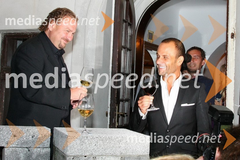 Darko Brlek, direktor Festivala Ljubljana in Tomaž Pandur, režiser predstaveFestival Ljubljana, Predstava Tomaža Pandurja: Baroko