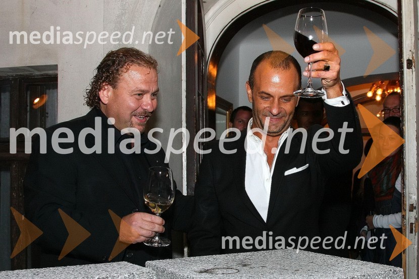 Darko Brlek, direktor Festivala Ljubljana in Tomaž Pandur, režiser predstaveFestival Ljubljana, Predstava Tomaža Pandurja: Baroko