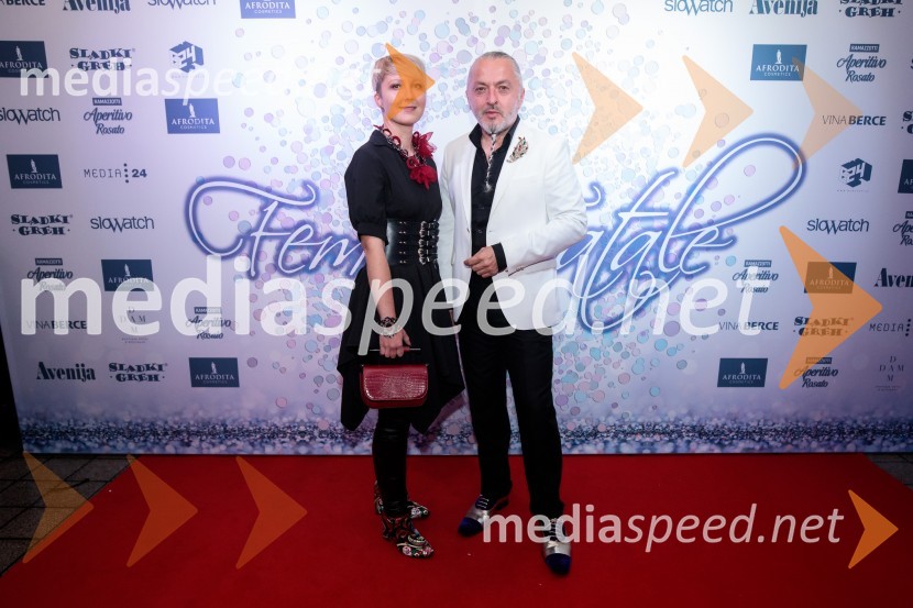  Nina  Žnideršič, fotografinja;  Milan Gačanovič - Gacho, modni guruFemme fatale 2019 je Natalija Verboten