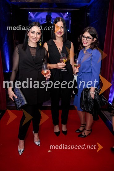  Tina  Fabjan, vodja umetnikov ličenja Max Factor;  Nataša  Klenovšek;  Tina KošarFemme fatale 2019 je Natalija Verboten