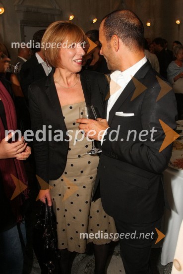 Vika Potočnik, nekdanja županja Ljubljane in Tomaž Pandur, režiser predstaveFestival Ljubljana, Predstava Tomaža Pandurja: Baroko