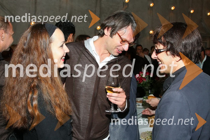 Iva Babič, igralka, Primož Ekart, igralec in Aljoša Rebolj, fotografFestival Ljubljana, Predstava Tomaža Pandurja: Baroko