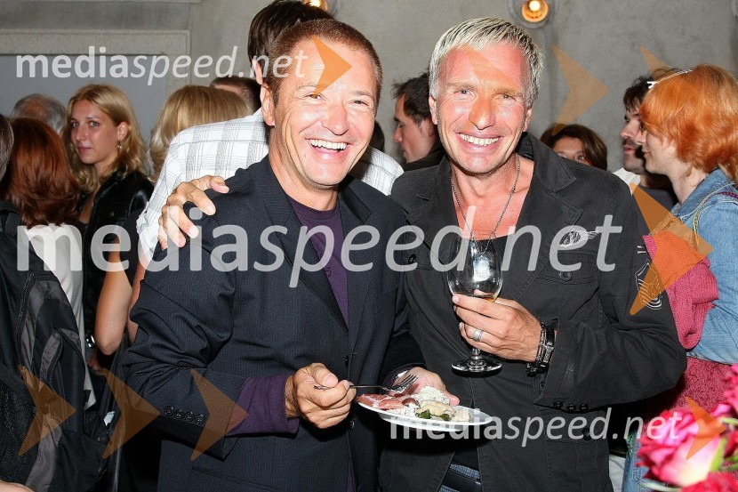 Darko Lukić, scenarist in Igor Jelen, lastnik plesnega studia IgenFestival Ljubljana, Predstava Tomaža Pandurja: Baroko