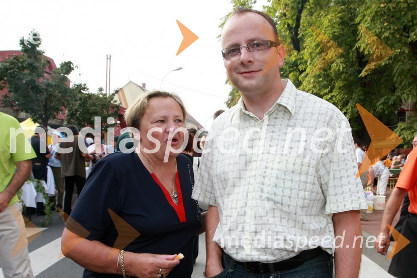Radovan Žerjav, minister za promet RS in njegova mama VeraBogračfest 2008