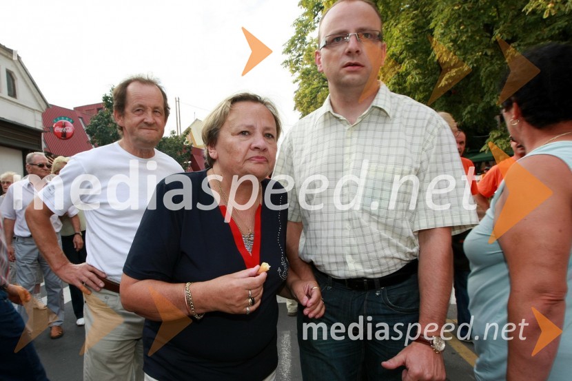 Radovan Žerjav, minister za promet RS in njegova mama VeraBogračfest 2008