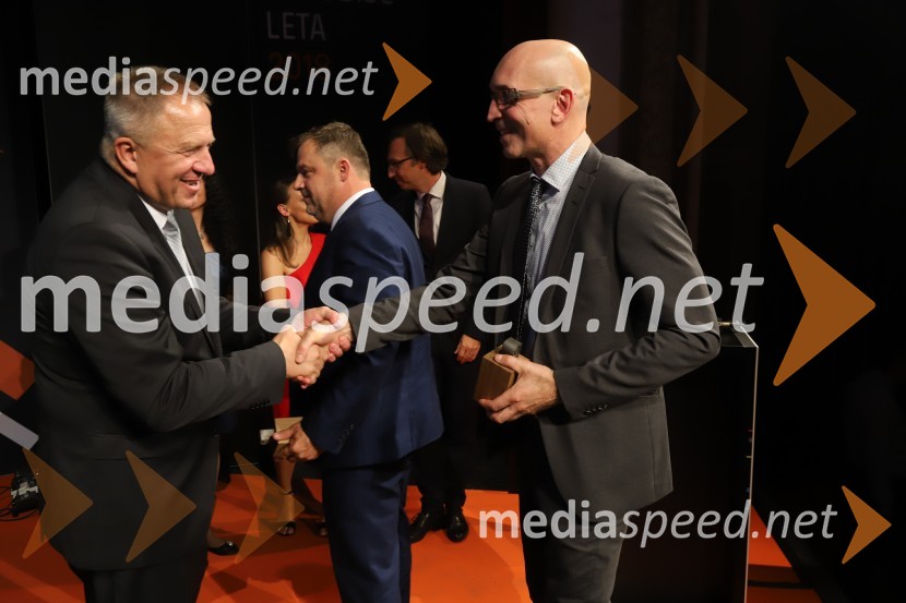  Zdravko Počivalšek, minister za gospodarski razvoj in tehnologijo;  Gregor  Ledinek, direktor podjetja Ledinek EngineeringPodravsko podjetje leta 2018 je Teta Frida