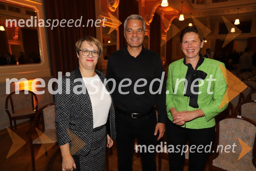  Lidija Divjak Mirnik, direktorica Študentskih domov UM, mestna svetnica MOM (LPR);  Aleksander Saša Arsenovič, župan, Mestna občina Maribor; mag. Alenka Bratušek, ministrica za infrastrukturo RS Podravsko podjetje leta 2018 je Teta Frida