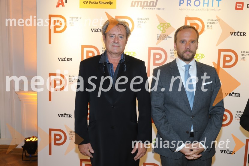  Vladimir  Rukavina Gogo, direktor Narodnega doma Maribor ter direktor Festivala Lent ;  Uroš Hakl, direktor družbe Večer, d.o.o.Podravsko podjetje leta 2018 je Teta Frida