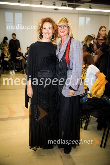  Nika  Veger, stilistka;  Maja Štamol Droljc, modna oblikovalkaLjubljana Fashion Week  2019, ponedeljek