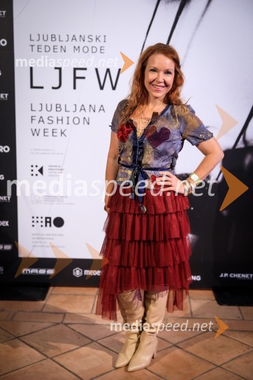  Irena Jalšovec Kogoj - Regina, pevkaLjubljana Fashion Week  2019, ponedeljek
