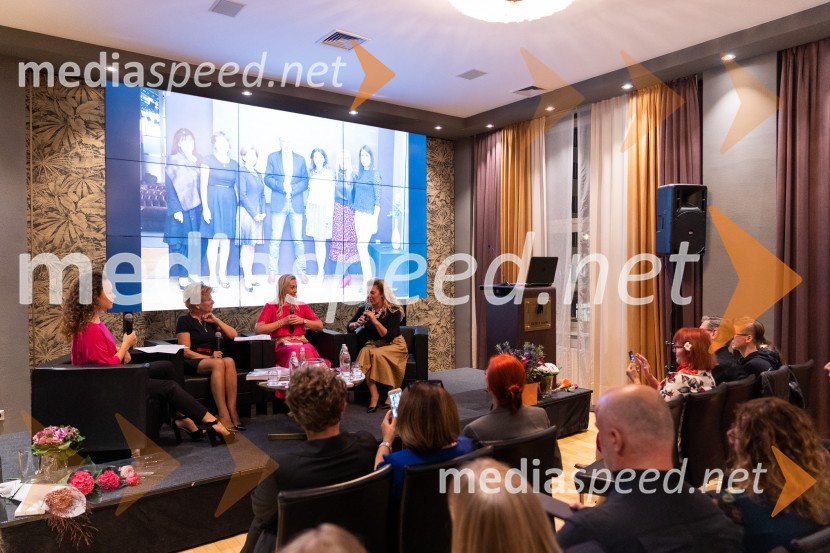  Petra Škarja;  Tatjana  Kolenc;  Klaudija Javornik,  Adacta d.o.o.;  Maja  Mandoska,  Združenje ManagerPredstavitev knjige Klaudije Javornik & Tatjane Kolenc: Do srčnega voditeljstva