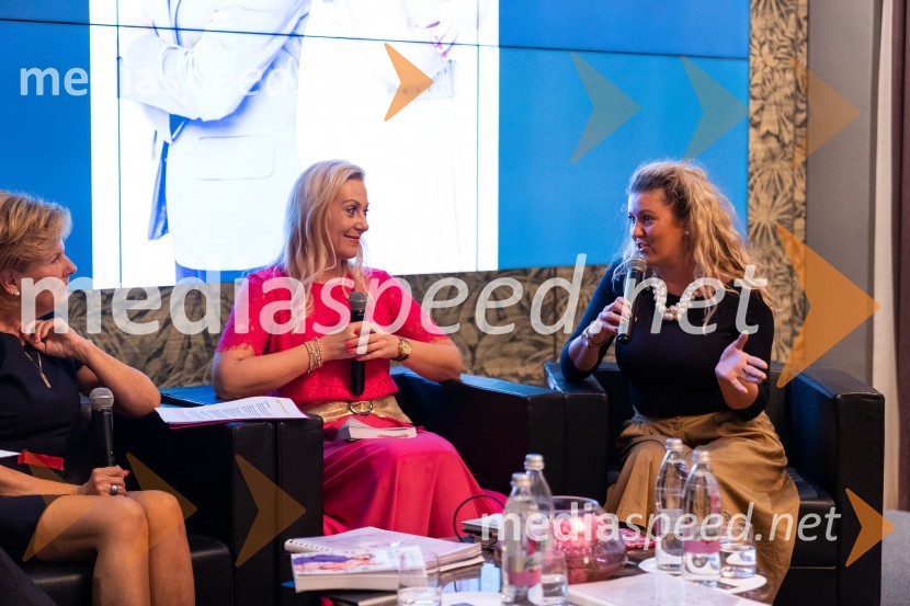  Klaudija Javornik,  Adacta d.o.o.;  Maja  Mandoska,  Združenje ManagerPredstavitev knjige Klaudije Javornik & Tatjane Kolenc: Do srčnega voditeljstva